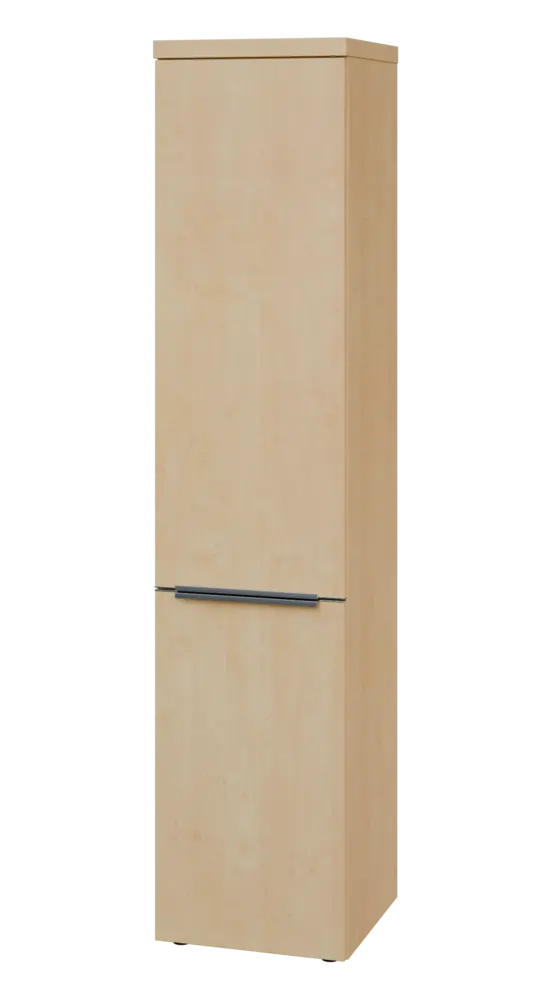 SIN 5 - 42D kancelářská skříň, 2-dveřová, levá, 1820x400x400, bříza světlá